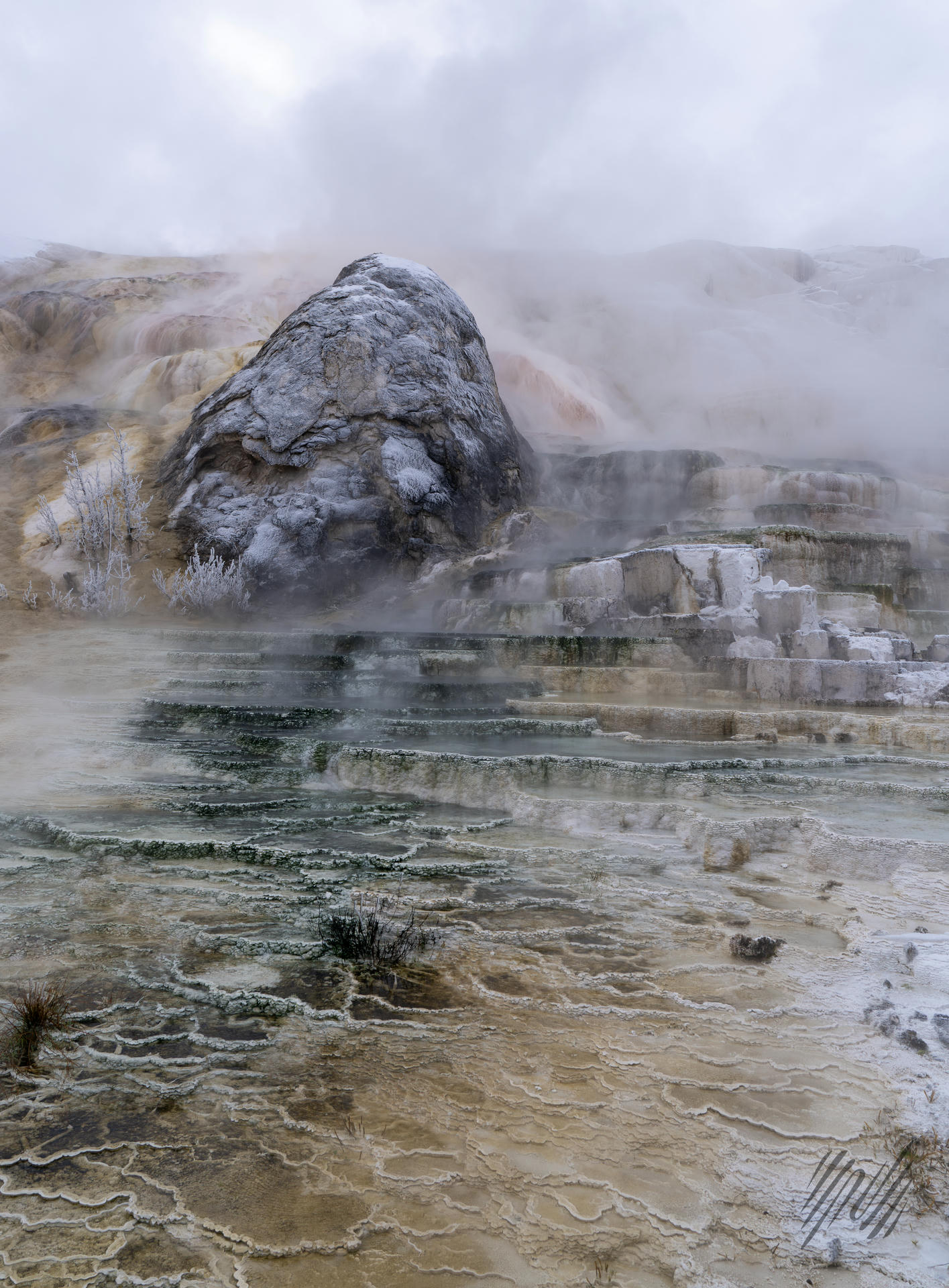 Steaming Mineral Terrace