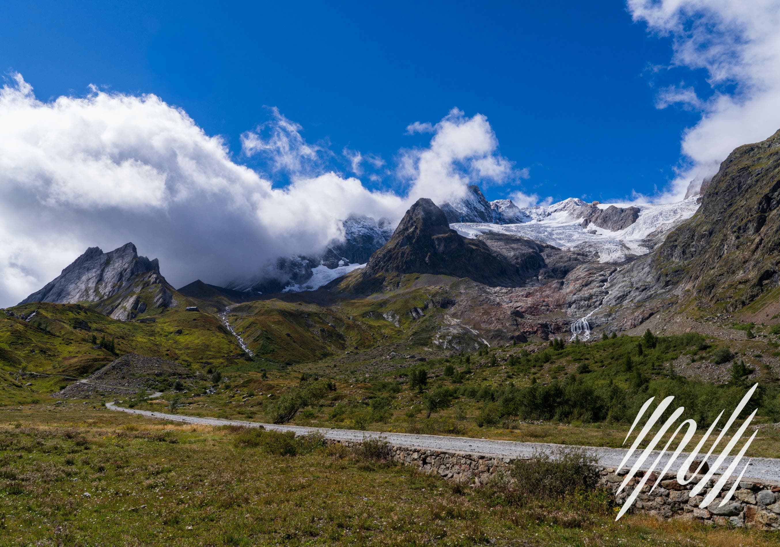 Mountain Glacier Valley